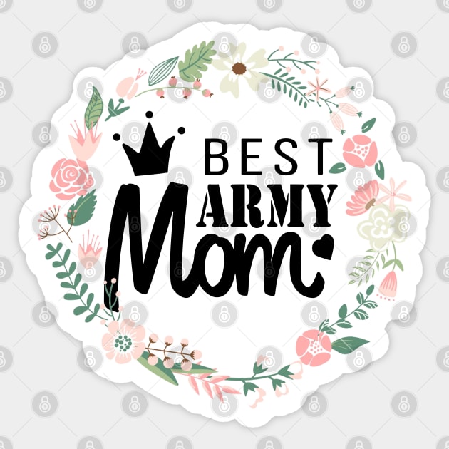 Cool Best Army Mom Sticker by Islanr